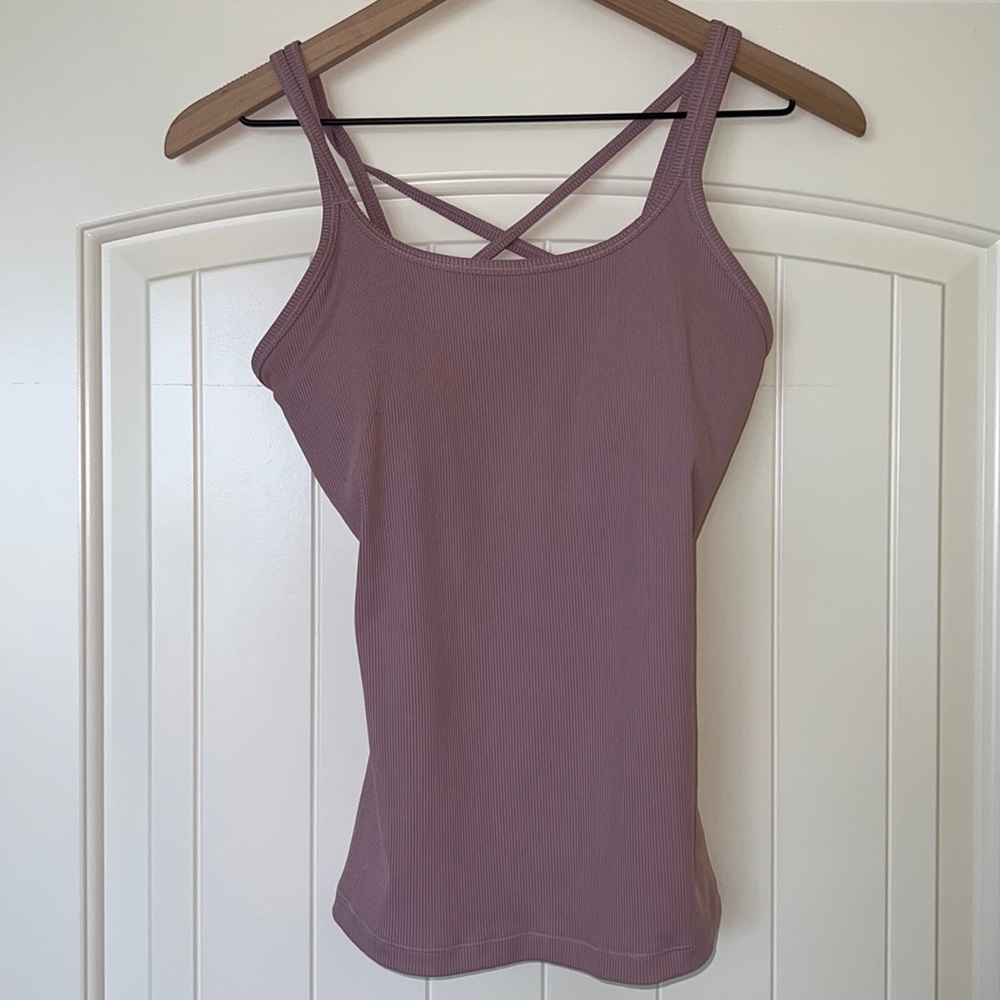 All in motion workout top with built in padded bra
